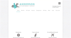 Desktop Screenshot of andersonvets.com